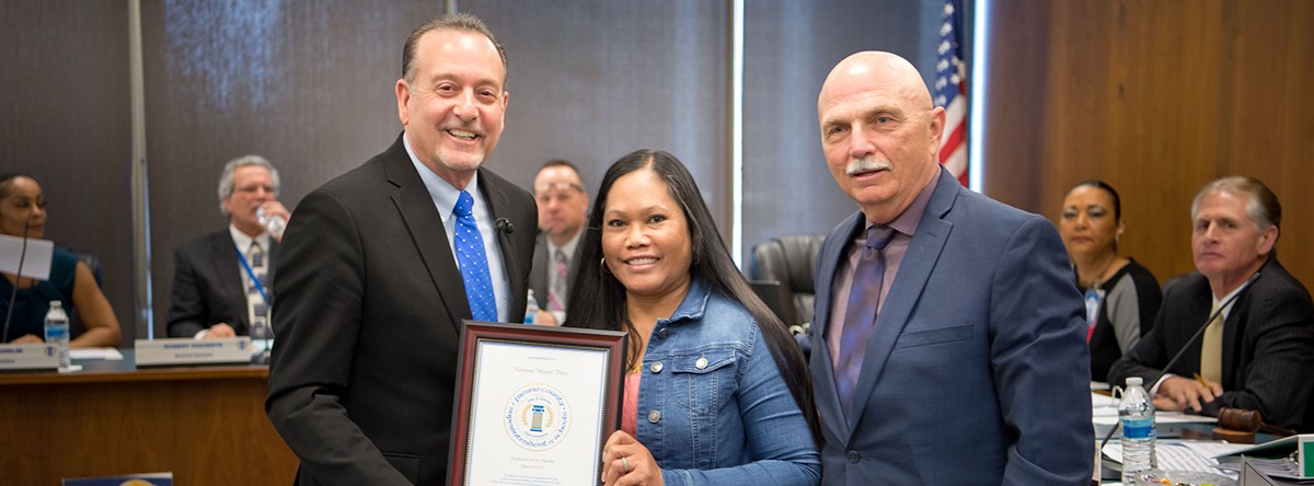 Pitts honored as March Employee of the Month