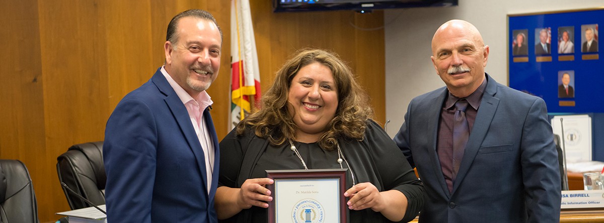 Soria honored as April Employee of the Month