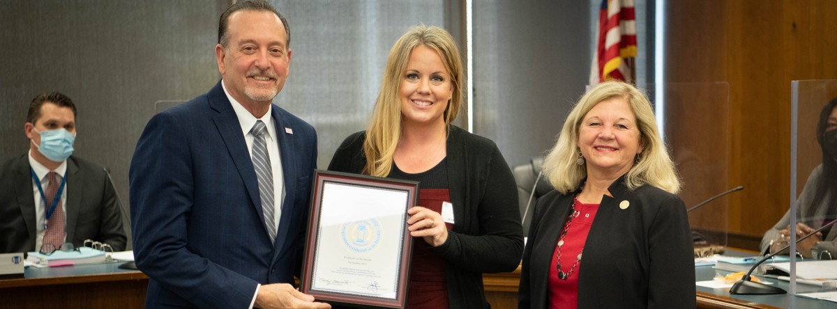 Wiebe honored as November Employee of the Month