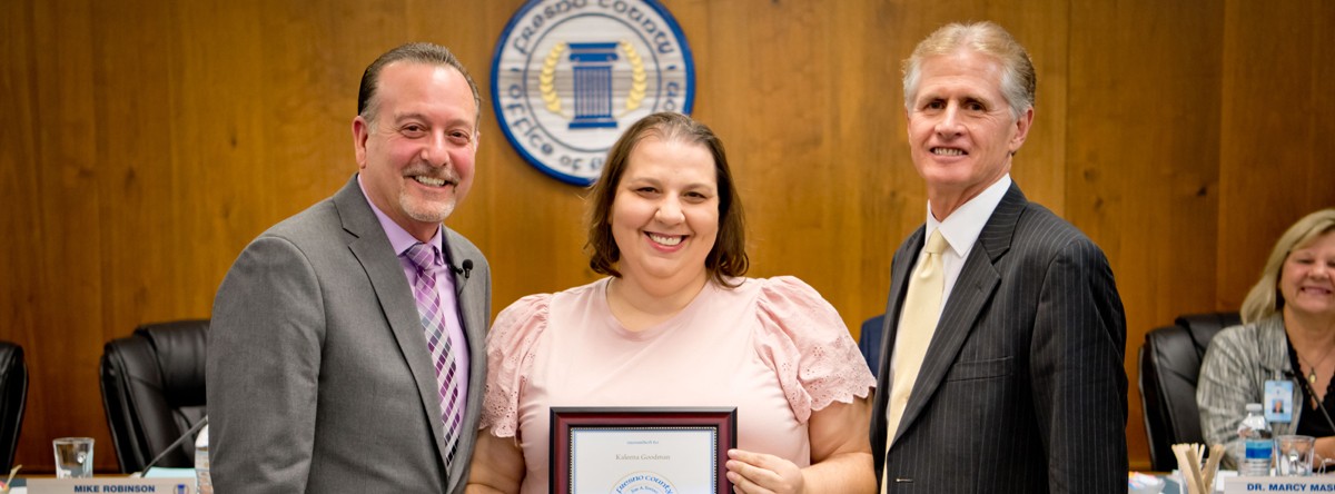 Goodman honored as September Employee of the Month
