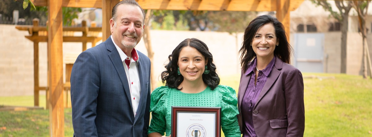 Ceballos honored as August Employee of the Month