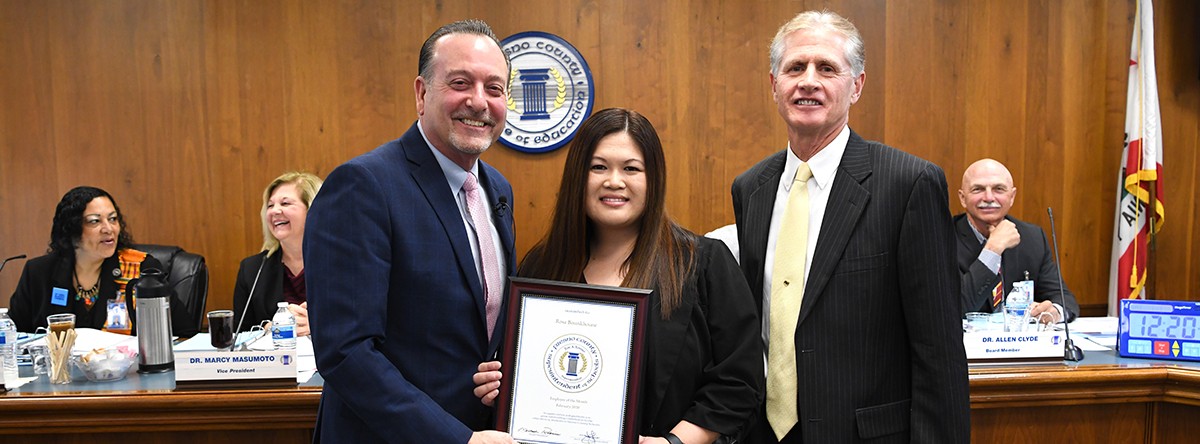 Bounkhoune honored as February Employee of the Month