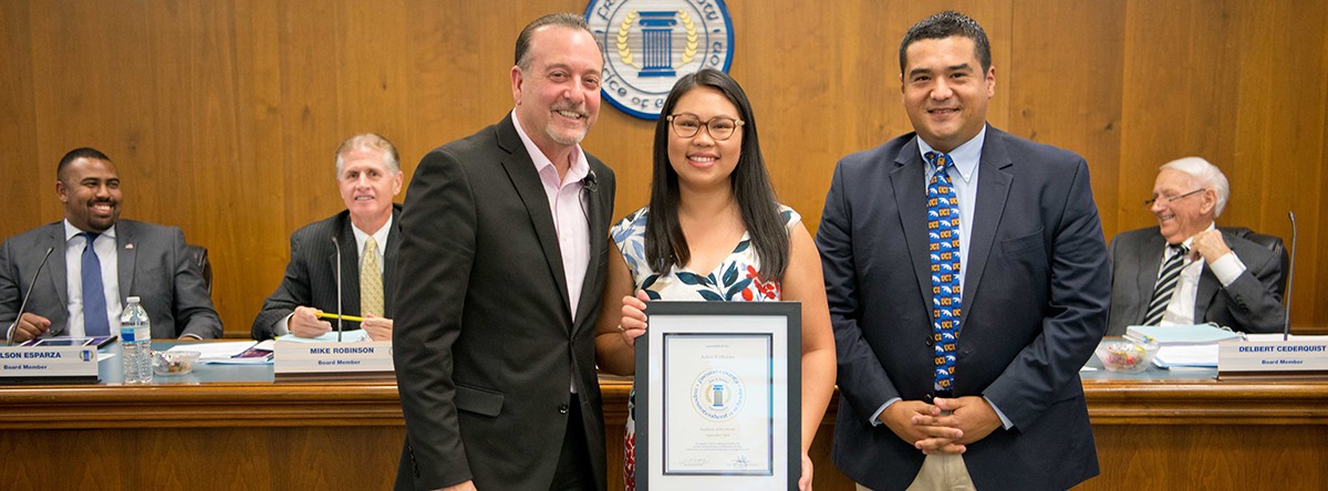 Kirkman honored as September Employee of the Month