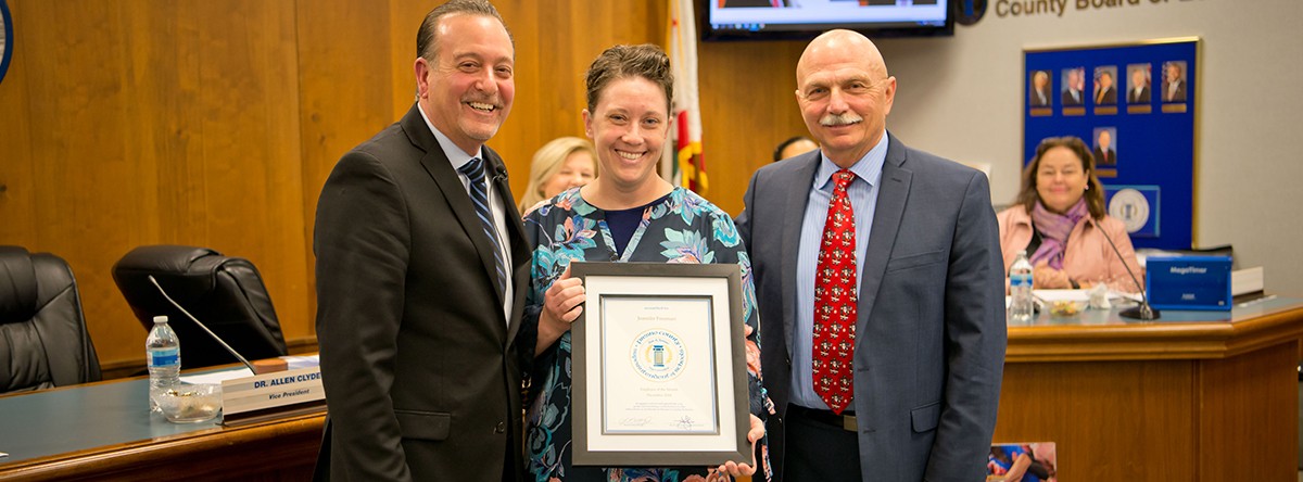 Freeman honored as December Employee of the Month