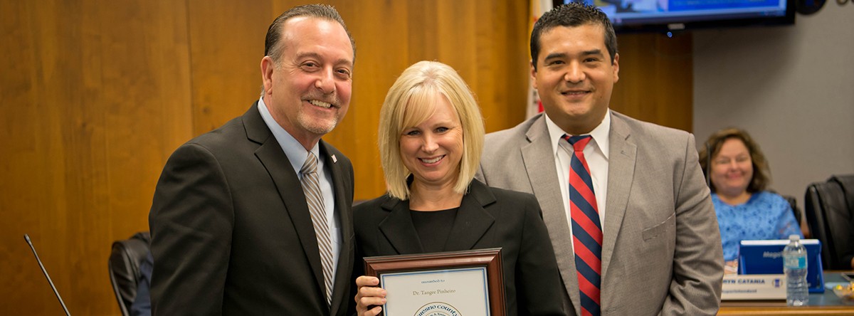 Pinheiro honored as July Employee of the Month
