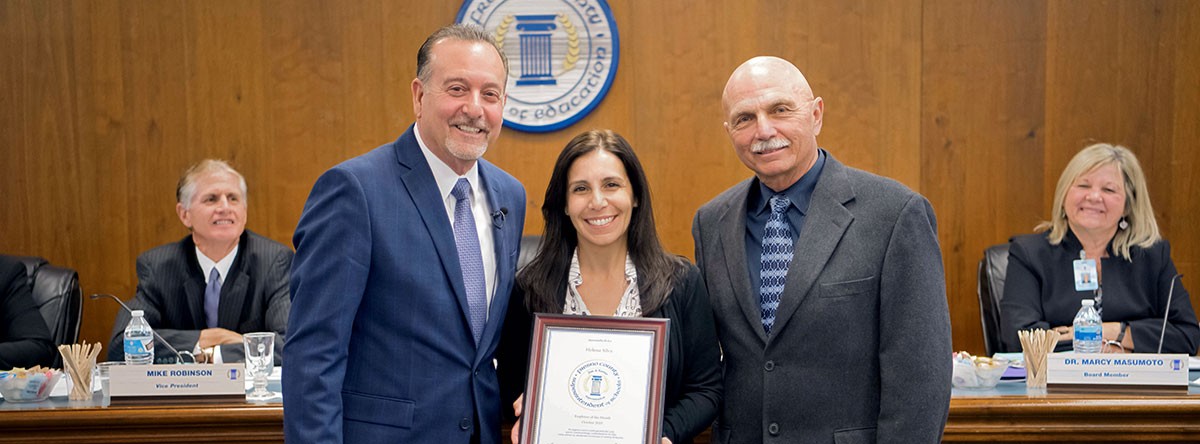 Silva honored as October Employee of the Month