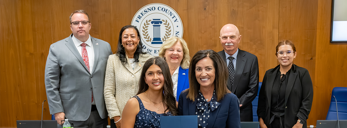 September Superintendent Superstar with Superintendent and Board of Education